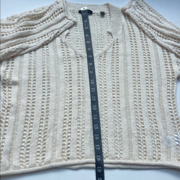 ATM Anthony Thomas Melillo sweater Ivory Knit Long Sleeve office professional XS - Picture 7 of 10